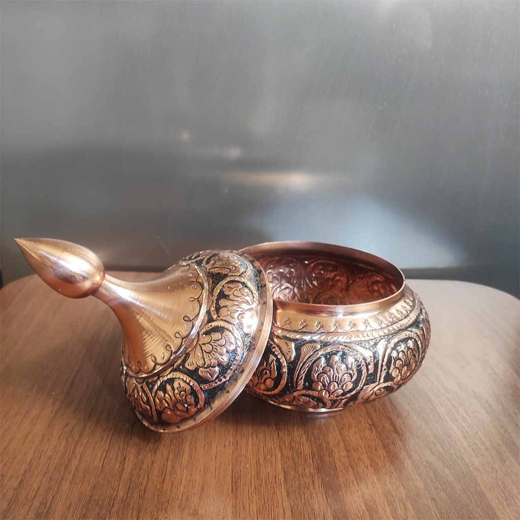 شکلات خوری سیاه قلم کارشده